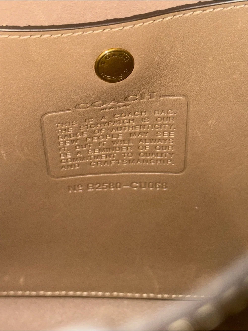 Coach Brooklyn 28 in Dark Stone
